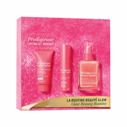 SUNGRIN-MAKEUP Gift Set Holiday PRODIGIEUSE Hyaluronic BOOST La Routine Beauté Glow | 3 Gift Sets