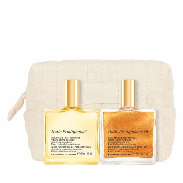 SUNGRIN-MAKEUP Duo Huile Prodigieuse Classique & Or | 4-Pack